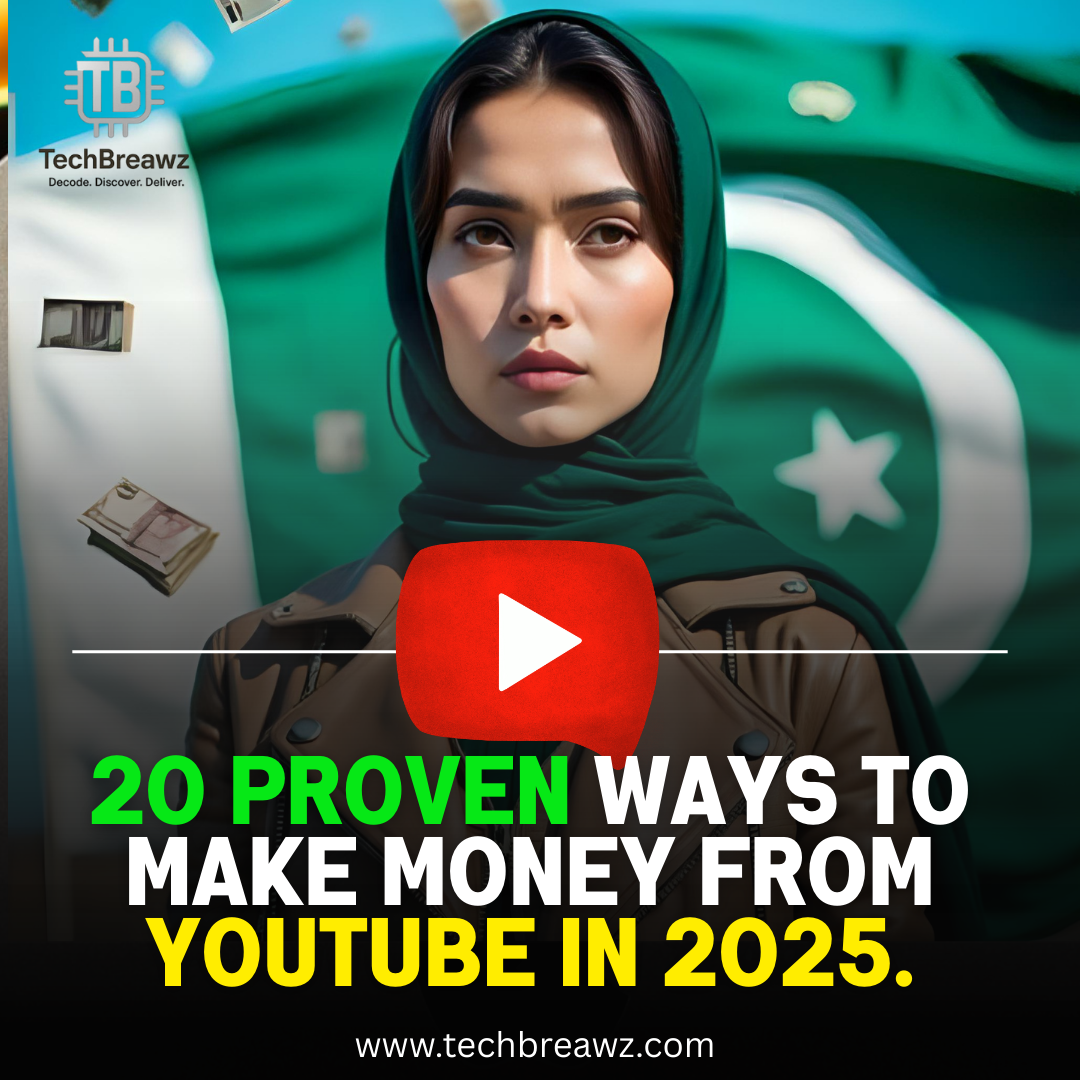 20 proven ways to make money from youtube in 2025.